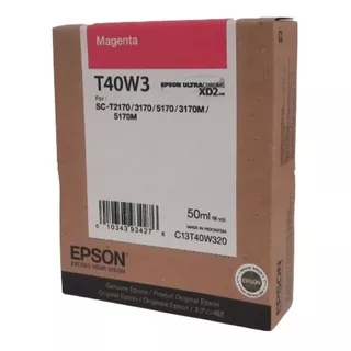 Tinta Epson Magenta T40w320 50ml Para T2170 T3170 T517