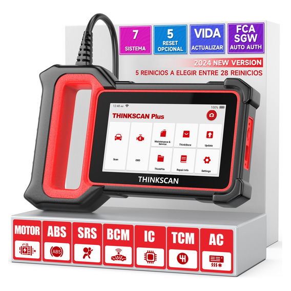 Escáner Obd2 Thinkcar Thinkscan Plus S7 Tcm/etc/immo/tpms