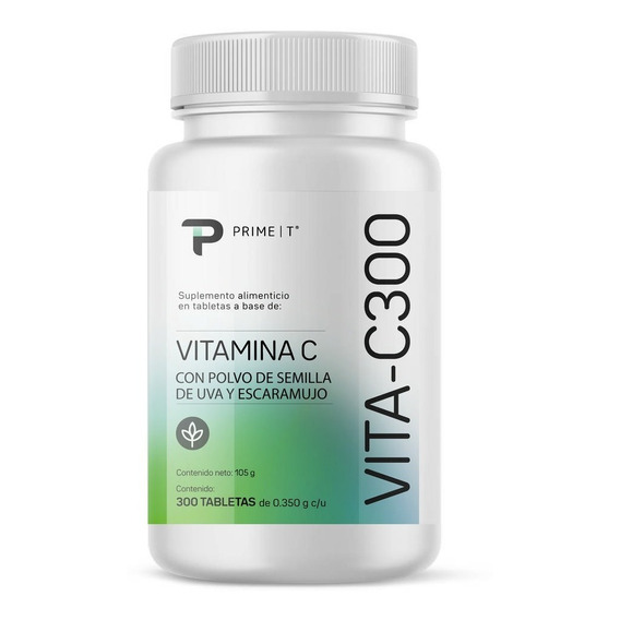 Vitamina C Primtet Vita-c300 Tabletas Con 300 Mg