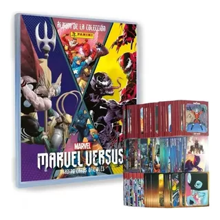 Coleccionador Marvel Versus + Set Completo Con 175 Tarjetas