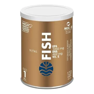 Vital Fish Ômega 3 Epa + Dha + Vitamina E 120 Caps Vital