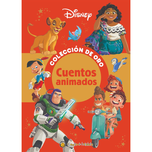 Libro Infantil Cuentos Animados Disney: , De Disney. 1, Vol. 1. Editorial Guadal, Tapa Dura, Edición 1 En Español, 2024