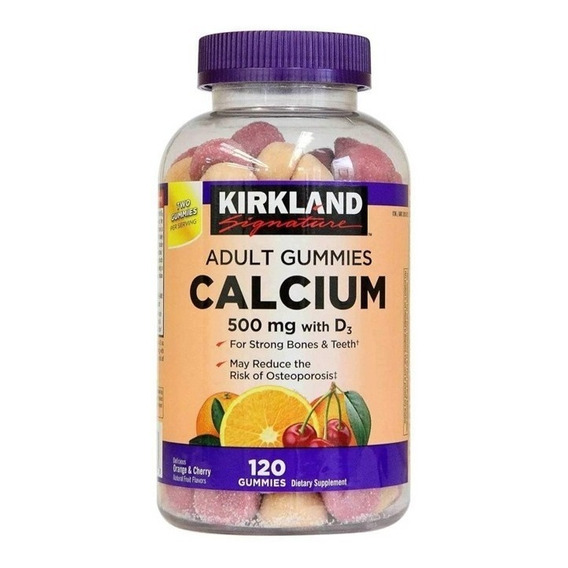 Kirkland Calcio Vitamind3 Gomas