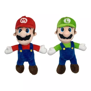 Peluche Muñeco Mario O Luigi Bros Súper Mario Bros 22 Cm
