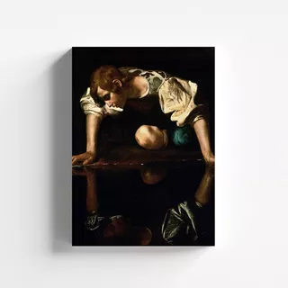 Cuadro Decorativo Canvas 80*120cm Caravaggio Arte Narciso