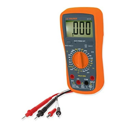 Tester Multimetro Digital 20 Amp Profesional Truper 10402