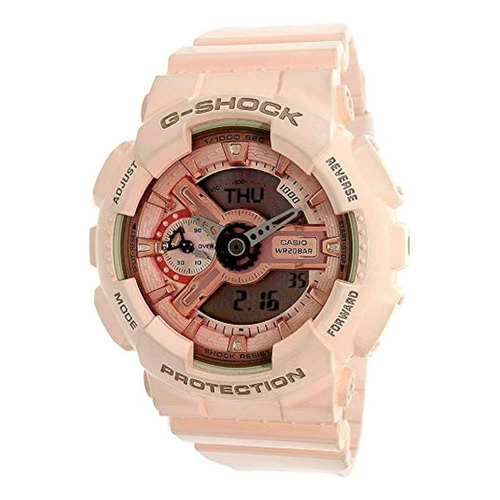 Reloj Deportivo Esfera Dorada Y Rosa Cuarzo Rosa Damas