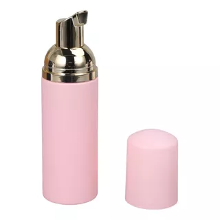 Frasco Pump Espumador Higienização Cilios 50ml Espuma Rosa