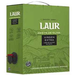 Aceite De Oliva Virgen Laur Clásico Bag In Box 5l