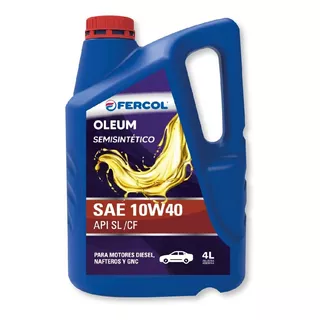 Aceite Semisintetico  Oleum 10w40 Bidon De 4 Lt