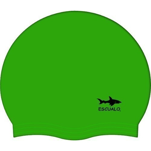 Gorras Natación Modelo Adulto Color Verde - Escualo Diseño de la tela Liso Talla unitalla