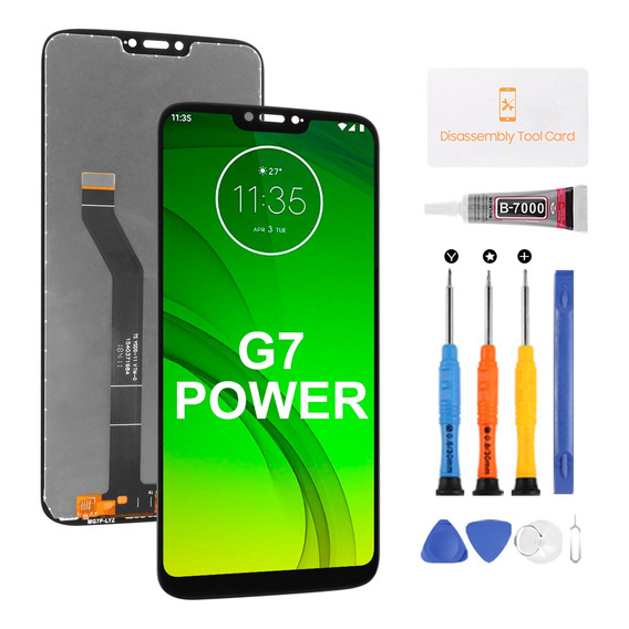 Para Moto G7 Power Xt1955 Lcd Touch Screen Digitalizador 