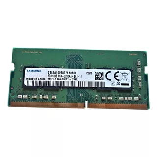 Memoria Ram Color Verde  8gb 1x8gb Samsung M471a1k43db1-cwe