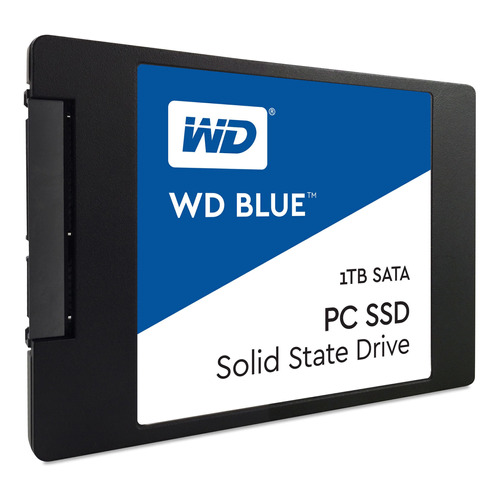 Disco sólido interno Western Digital  WDS100T1B0A 1TB azul