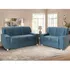 Juego De Living 3+2 Cuerpos Sofa Tela Rojo Costa Rica Color Gris