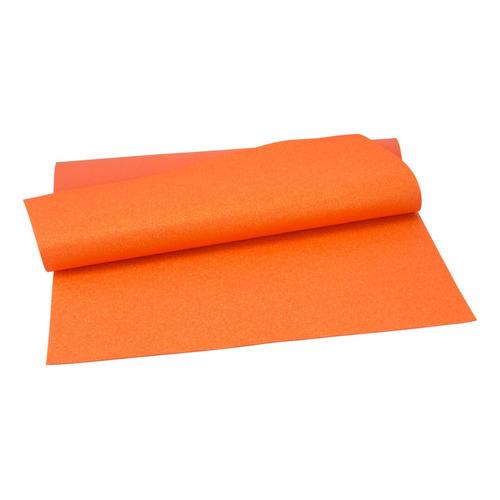 Foamy Diamantado Selanusa T/carta 10 Pzs 25 Colores Color Naranja Neón 002