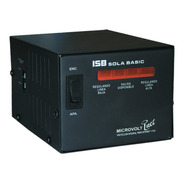 Regulador De Voltaje Sola Basic Microvolt Inet Dn-21-202 2000va Entrada De 127v Y Salida De 120v Negro