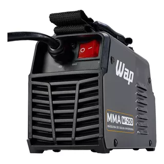 Máquina De Solda Inversora Wap Mma W-250 220v + Martelinho Cor Cinza Frequência 60hz