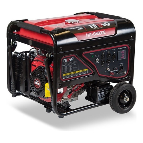 Generador portátil Nitro NIT-G8500E 8000W con tecnología AVR 110V/220V