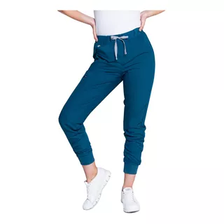 Pantalón Mujer Scorpi Jogger - Petróleo - Uniformes Clínicos