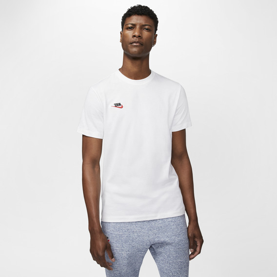 Poleras Nike Sportswear Club Hombre Blanco