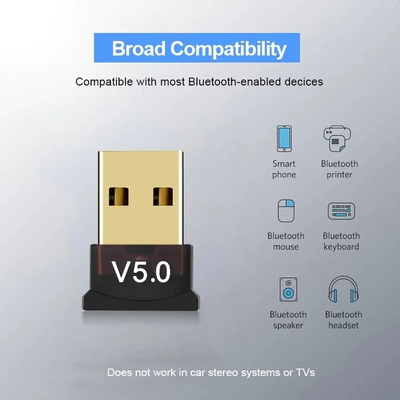 Usb Adaptador Bluetooth V5.0 Transmisor Receptor