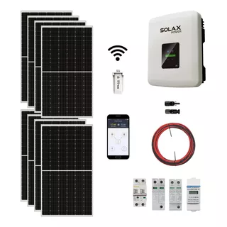 Kit Solar On Grid 400kwh Mes Inversor Inyección Cero Aire Ac