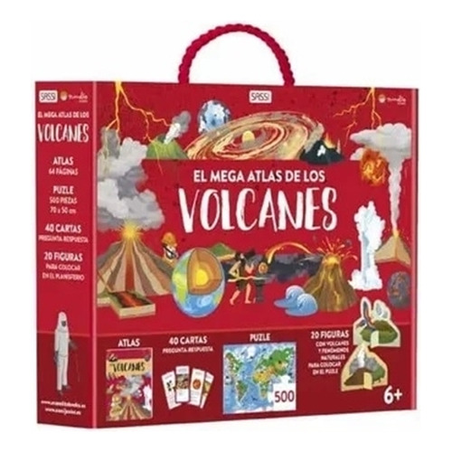 Mega Atlas De Los Volcanes - Mega Atlas, de No Aplica. Editorial Manolito Books, tapa n/a en español, 2023