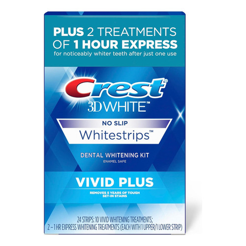 Crest 3d White Whitestrips Caja 24 unidades tiras Blanqueadoras dentales