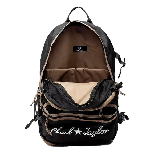 Mochila Converse Lifestyle Unisex Straight Edge Neg-marr Blw Color Negro-marrón Diseño De La Tela Lisa