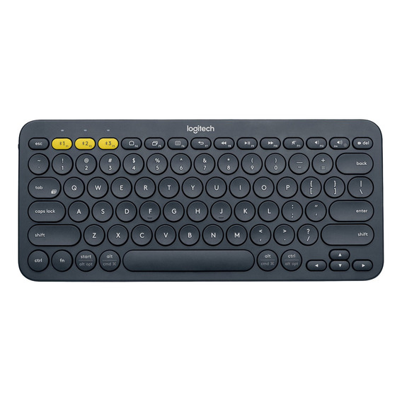 Logitech K380, Teclado Multi-dispositivo Bluetooth Color del teclado Grafito Idioma Español