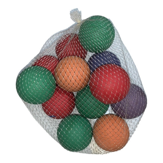 24 Pelota Esponja Hule 2.5in 6.5cm Red Juguete Rebotona