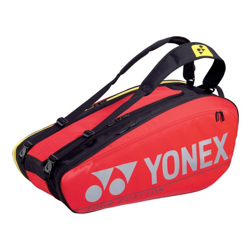 Raquetero Yonex Pro Bag 9 Raquetas Rojo