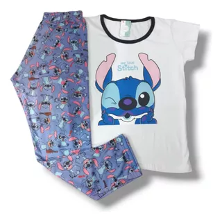 Pijamas Manga Corta Animados Algodón Del 16 Al L