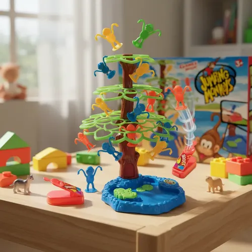 BP JUGUETES - Monos En El Árbol Juego De Mesa Educativo De Habilidad Para 2 O 3 Jugadores, Ideal Para Familias Con Niños +3 Años, Desarrollo De Coordinación