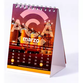 Calendarios Almanaque Personalizado Escritorio Carpita