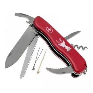 Cortaplumas Victorinox Hunter Roja 12 Usos 0.8573 Color Rojo