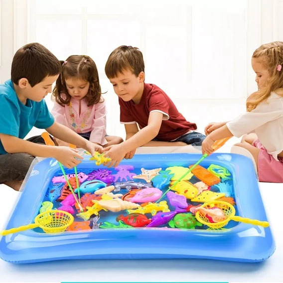 Pesca Milagrosa Piscina Juego 50 Piezas Regalo Niños