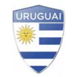 Calco Adhesivo Escudo Uruguay Con Moldura