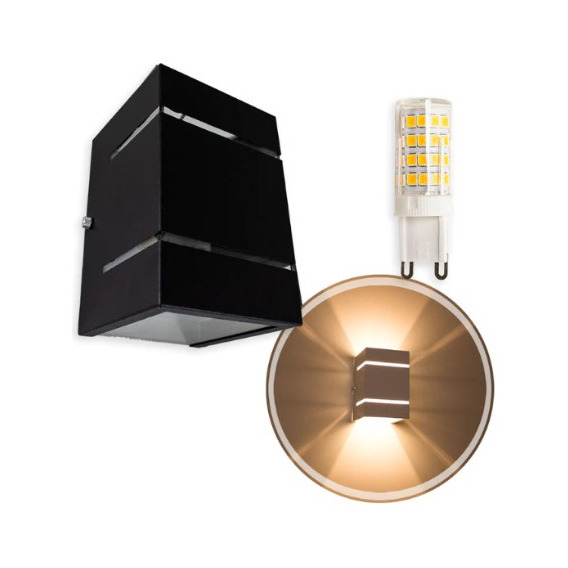 Aplique Luminaria Luz Exterior Bidireccional Led Incluido