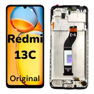 Tela Display Compatível Xiaomi Redmi 13c Original Com Aro
