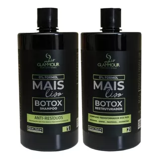 Botox Capilar Glammour Mais Liso 0% Formol Restaura Os Fios