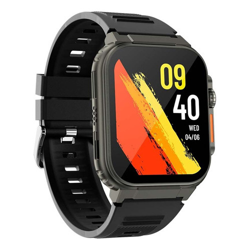 Smartwatch Reloj  A70 Spo2 Llamadas Presion Musica + Malla Negro Negro