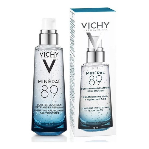 Vichy Mineral 89 Gel Fortalecedor 75ml Con Ácido Hialurónico Momento De Aplicación Día/noche Tipo De Piel