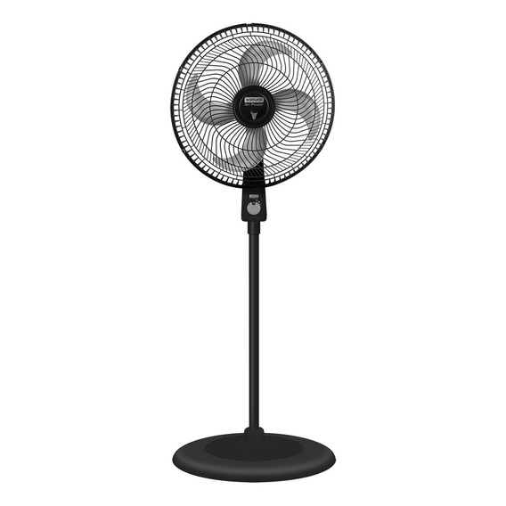 Ventilador Samurai Air Power Pedestal Negro Cantidad de aspas 4 Color de las aspas Gris Diámetro 16 " Frecuencia 60 Hz Material de las aspas Polipropileno 120