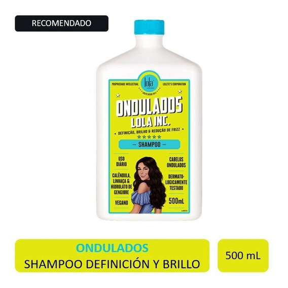  Shampoo Ondulados Lola Cosmetics 500 Ml