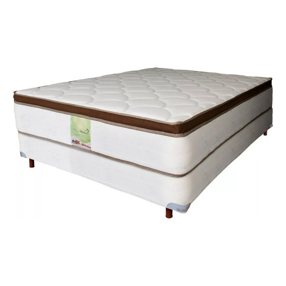 Colchón Con Box Bio Mattress Queen Size  Manchester