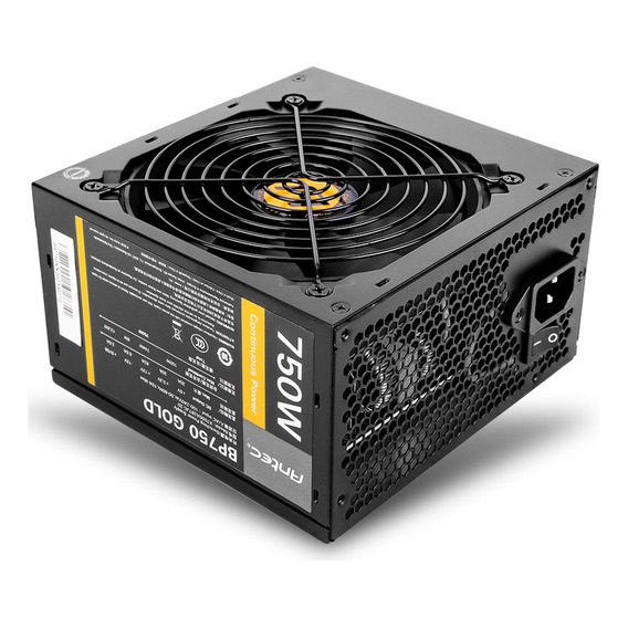 Fuente De Poder Antec Bp750 750w 80+ Gold Certificado Negro