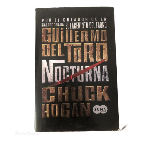 Tij Libro Nocturna Guillermo Del Toro Chuck Hogan Pasta Blan