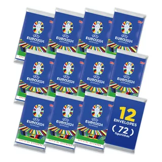 Uefa Euro 2024 - Contém 12 Envelopes (72 Figurinhas)